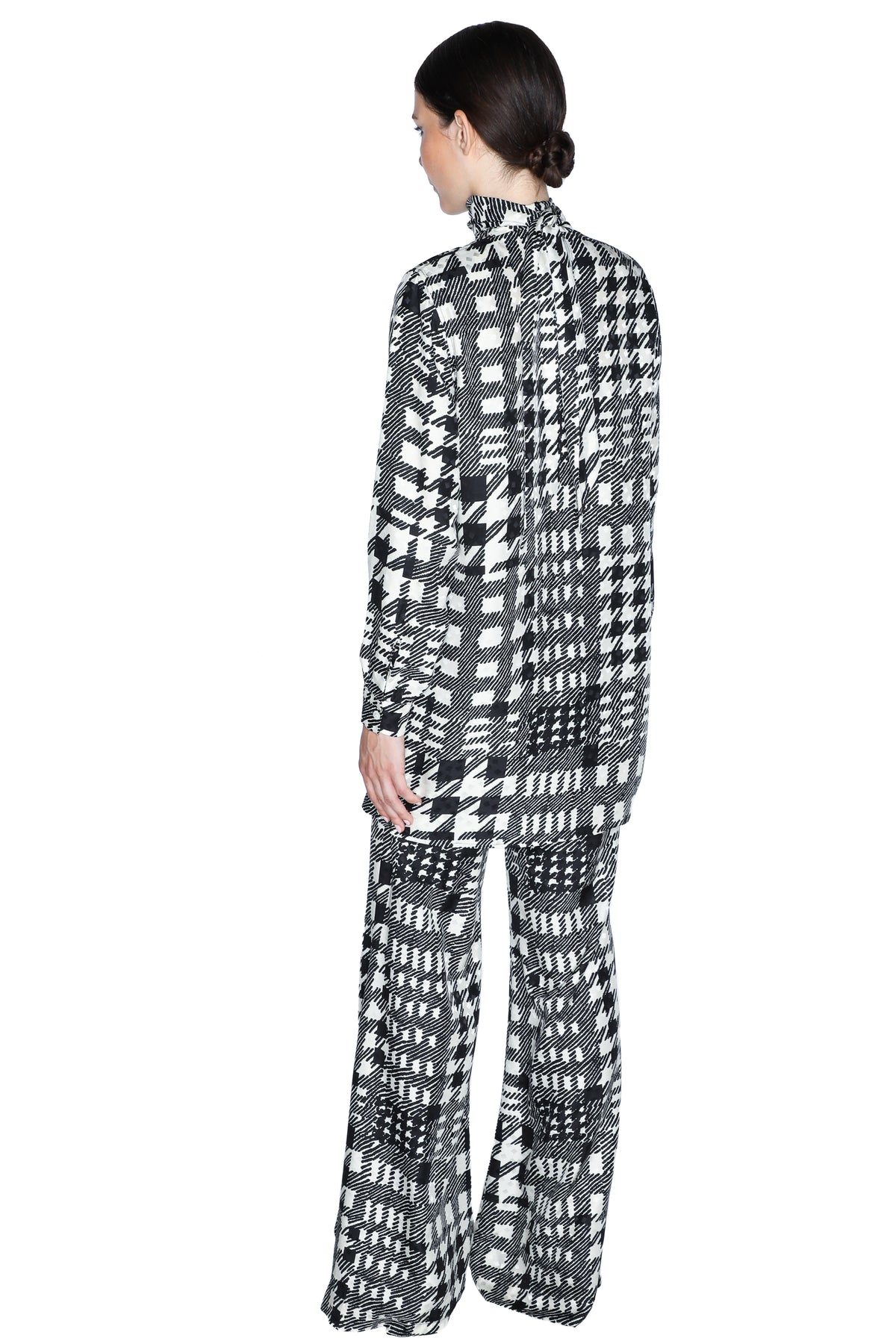 'PEGGYS HOUNDSTOOTH' BIANCA TUNIC - - Libertine