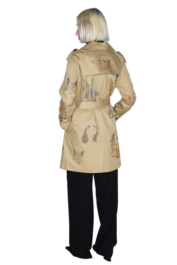 'WHO LET THE DOGS OUT' TRENCH COAT -  - Libertine