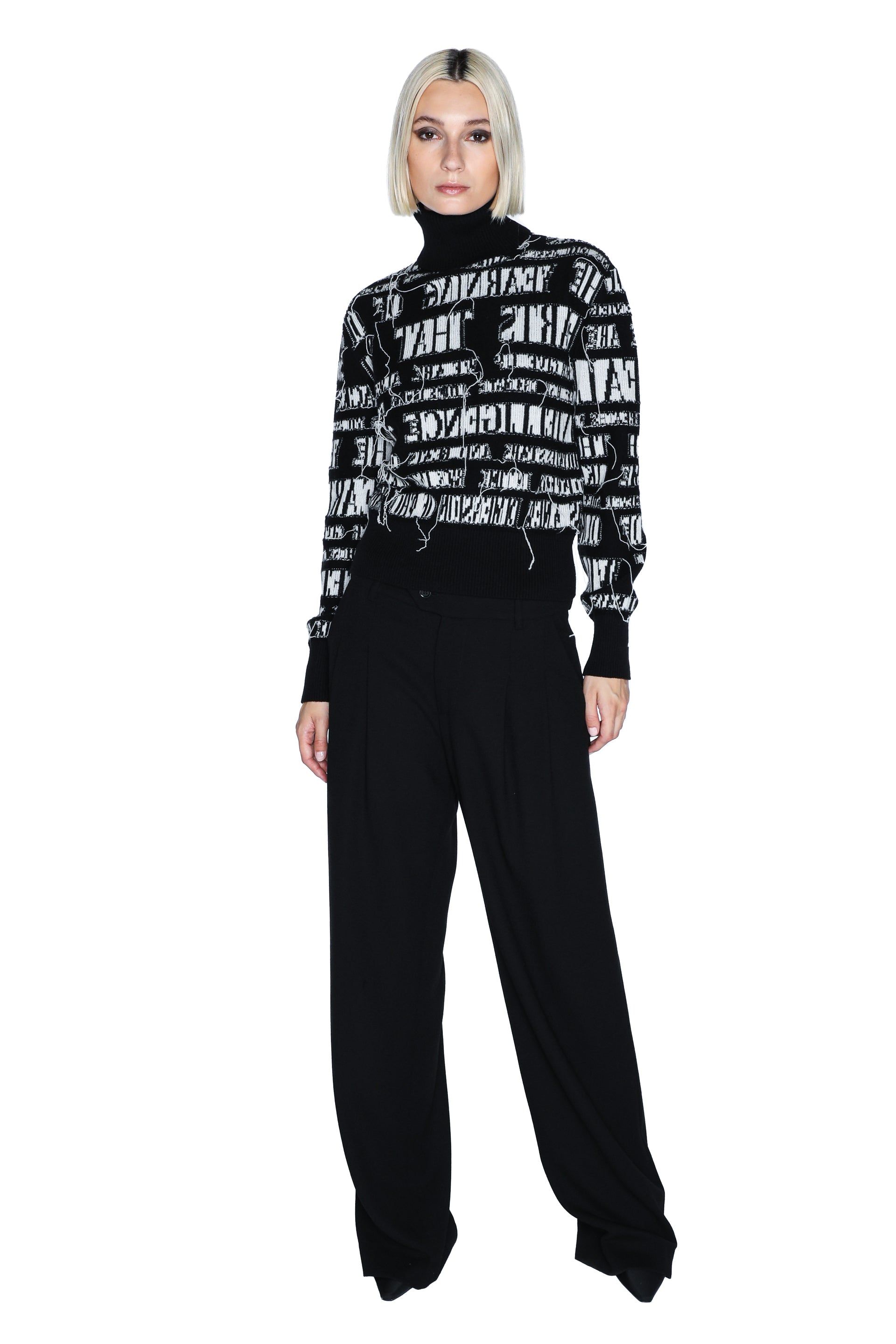 'REFLECTION' CROPPED TURTLENECK -  - Libertine