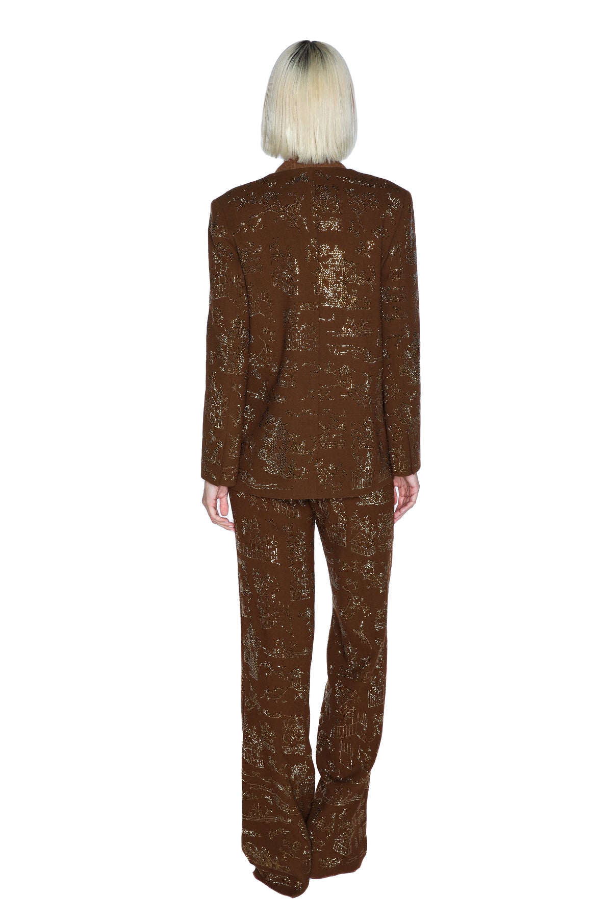 'CHINOISERIE' V NECK JACKET -  - Libertine
