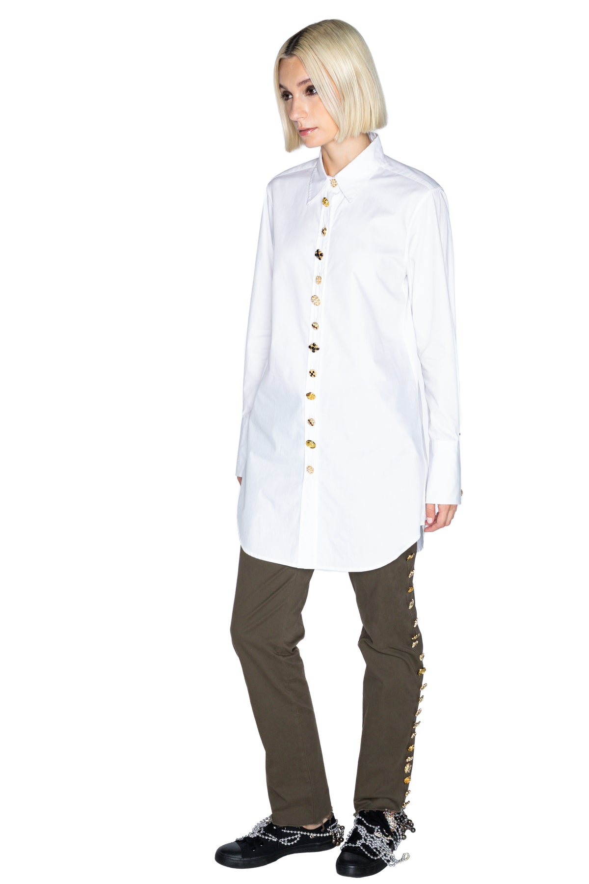 'BUTTON LUXE' LONG CLASSIC SHIRT - - Libertine