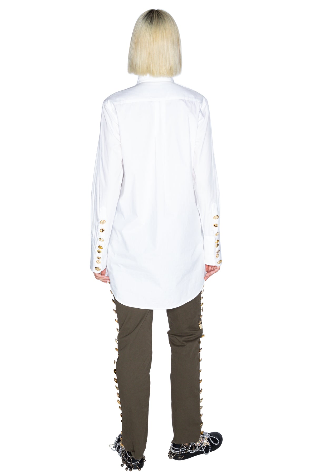 'BUTTON LUXE' LONG CLASSIC SHIRT - - Libertine