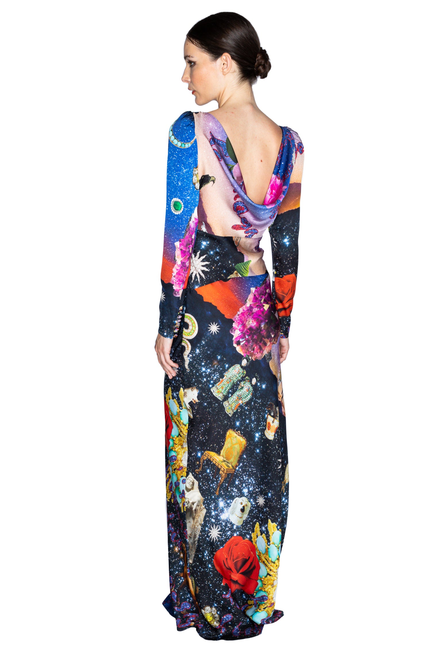 'STARRY NIGHT REDUX' LOOK BACK GOWN - - Libertine