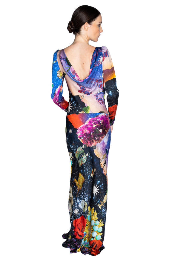 'STARRY NIGHT REDUX' LOOK BACK GOWN - - Libertine