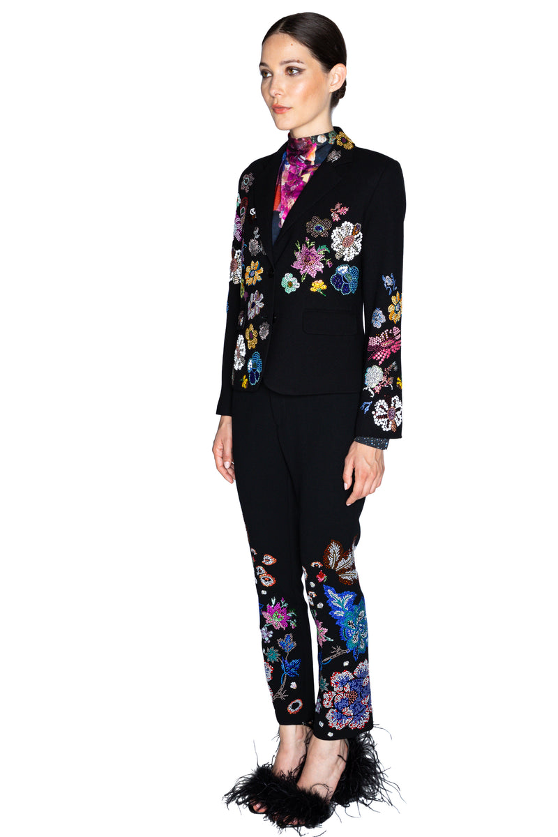 'MILLE FLEUR' L/S SHORT JACKET - BLAZERS - Libertine
