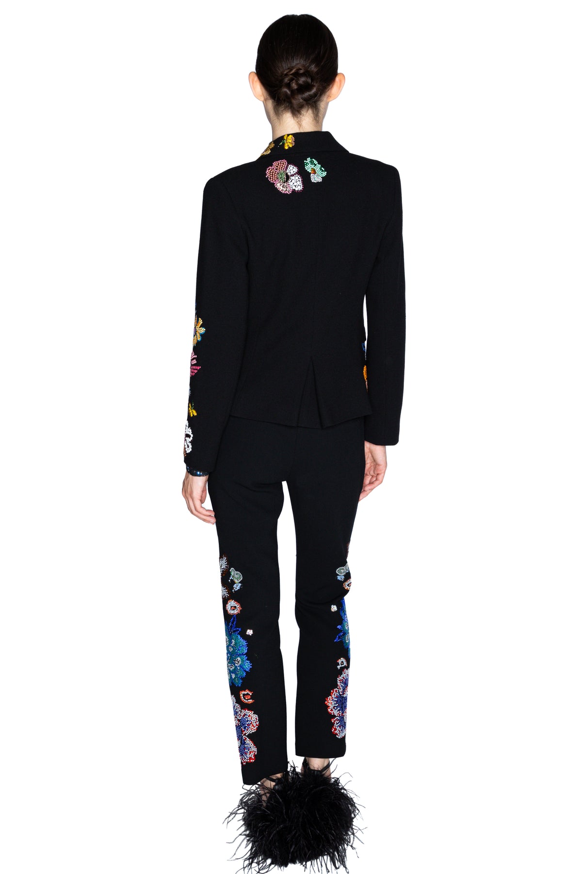 'MILLE FLEUR' L/S SHORT JACKET - BLAZERS - Libertine
