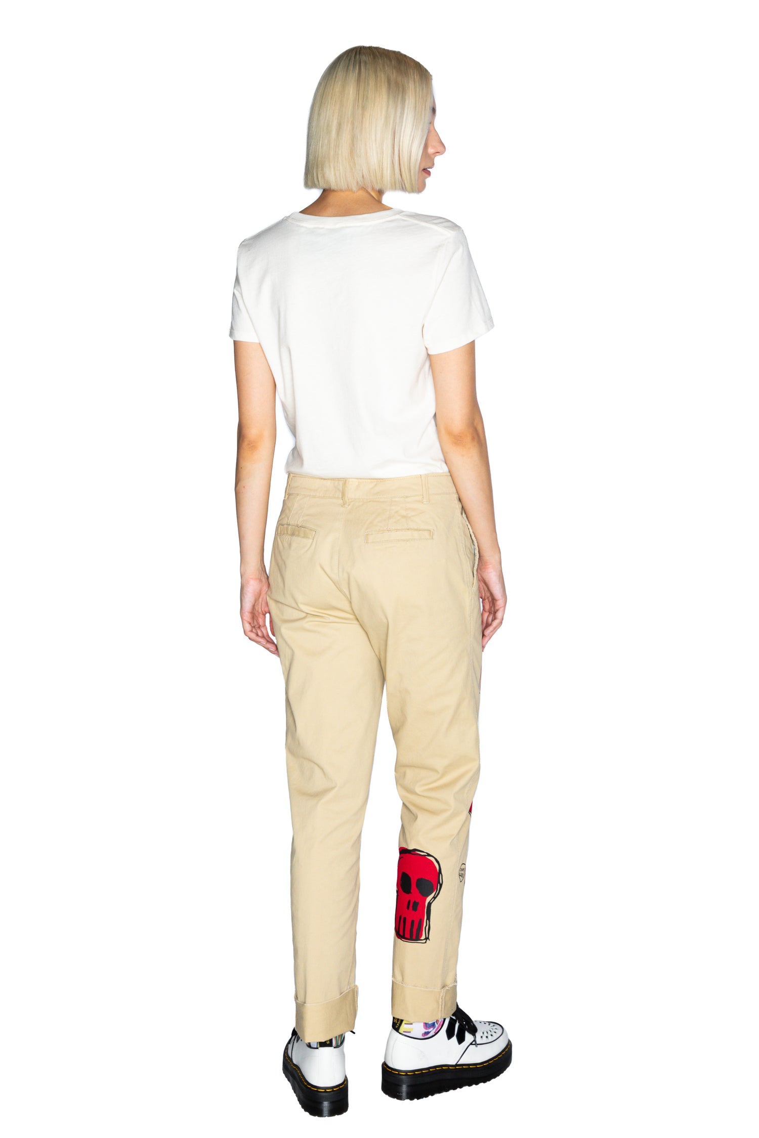 'SKETCH SKULLS' CHINOS -  - Libertine