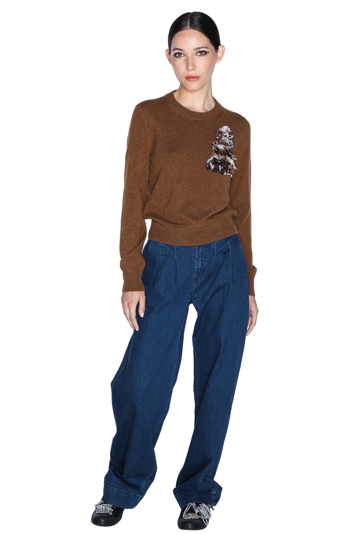 'WESTMINSTER' SHRUNKEN PULLOVER SWEATER - - Libertine