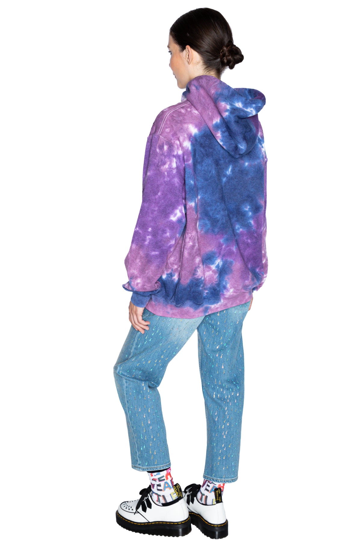 'AHOY MATEY' TIE DYE SLIM HOODIE - - Libertine