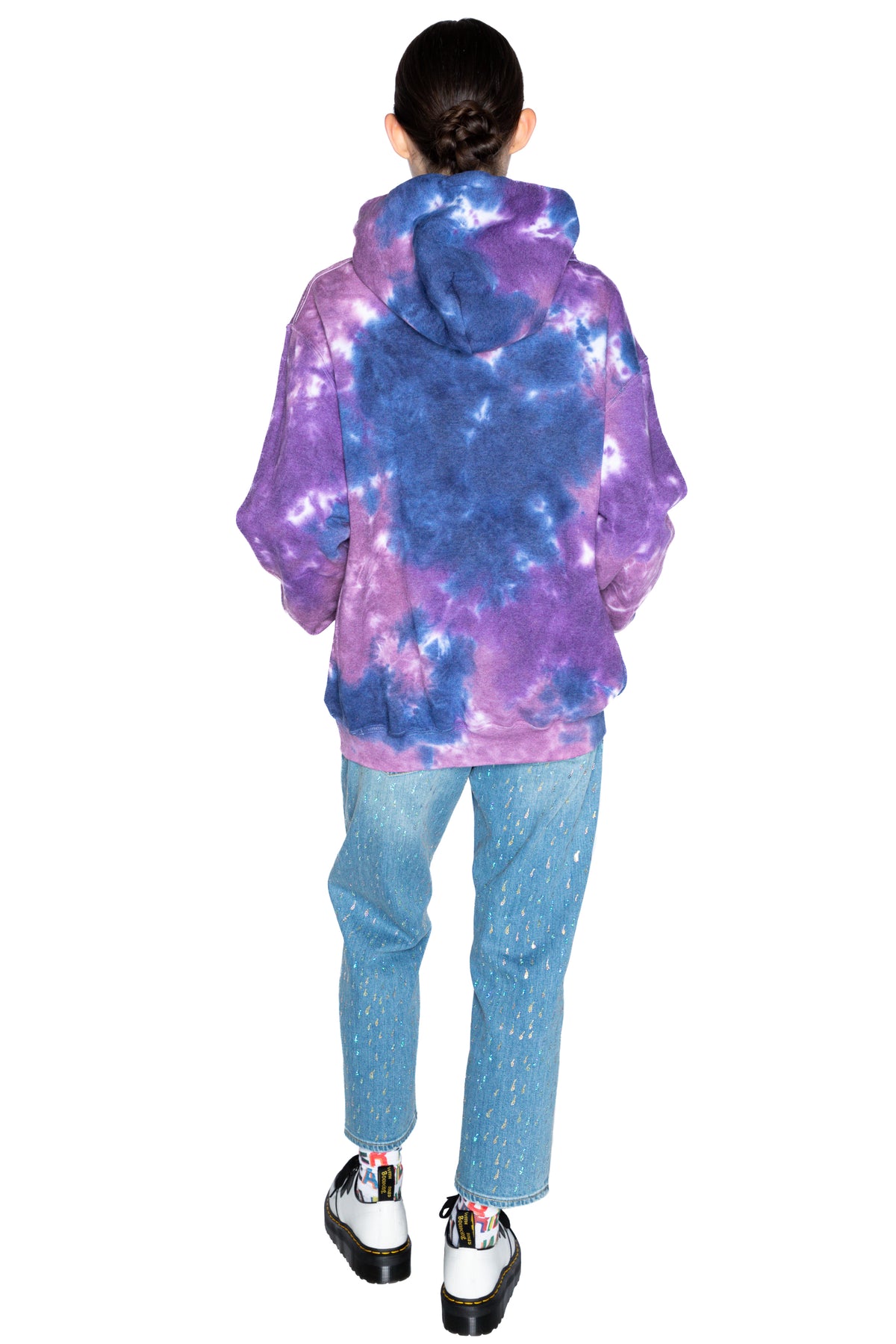 'AHOY MATEY' TIE DYE SLIM HOODIE - - Libertine