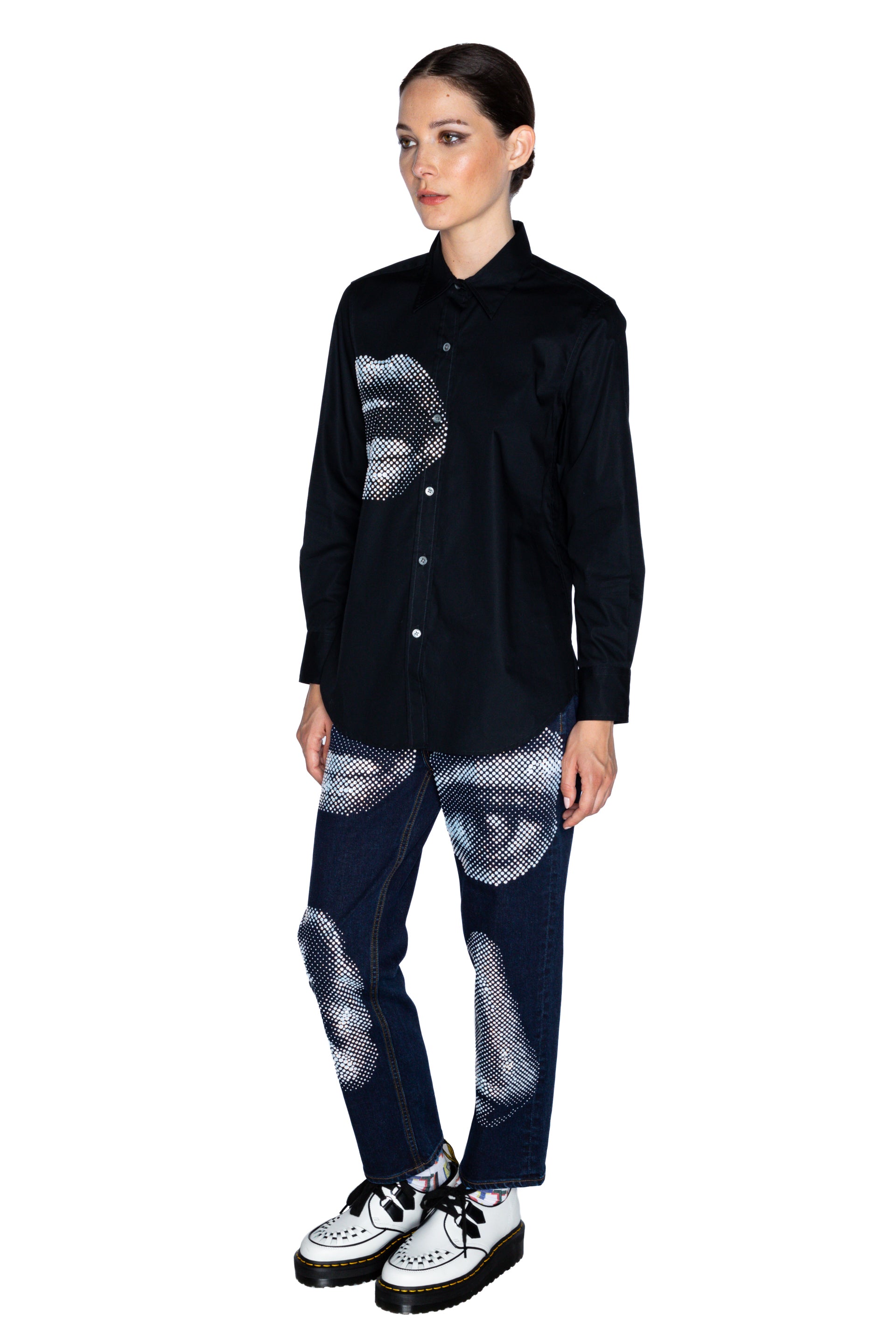 'FIVE SENSES CRYSTAL' NEW CLASSIC SHIRT -  - Libertine