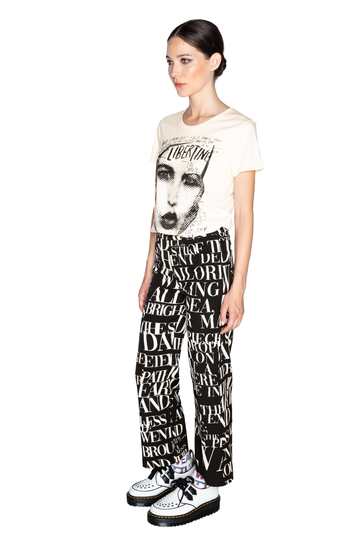 'HALF TONE FACE' T SHIRT -  - Libertine