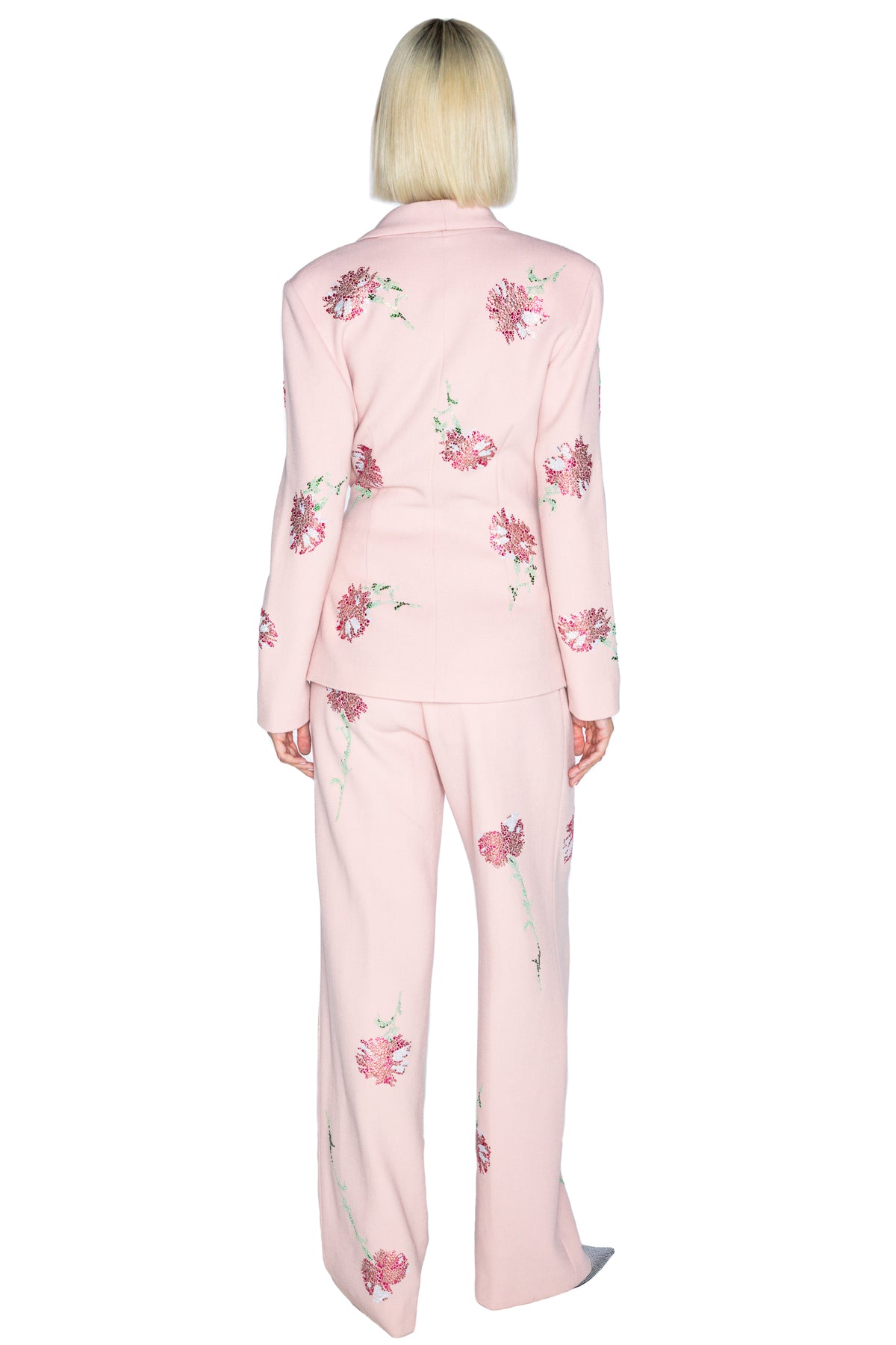 'CECIL BEATON PINK CARNATION' WRAP JACKET - - Libertine