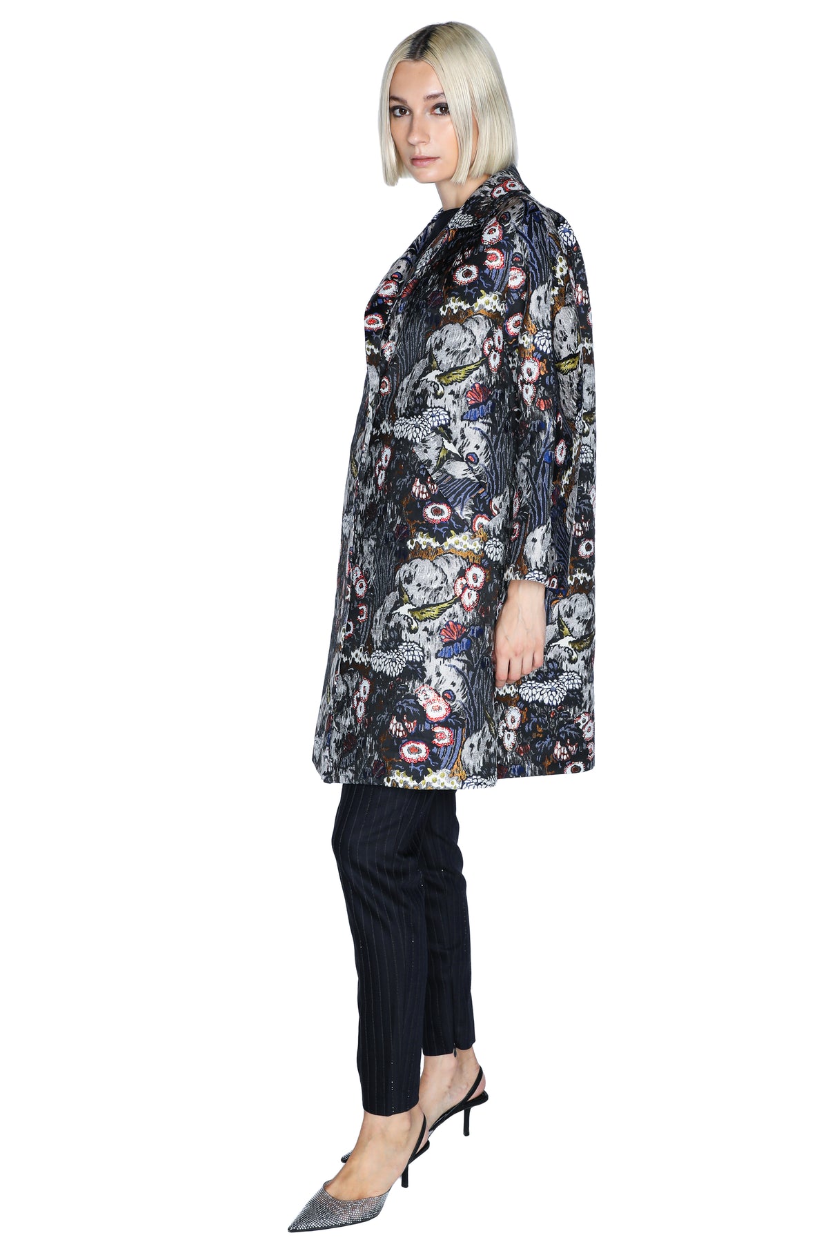 'SCHOLARS ROCK' NOTCHED LAPEL COAT - - Libertine