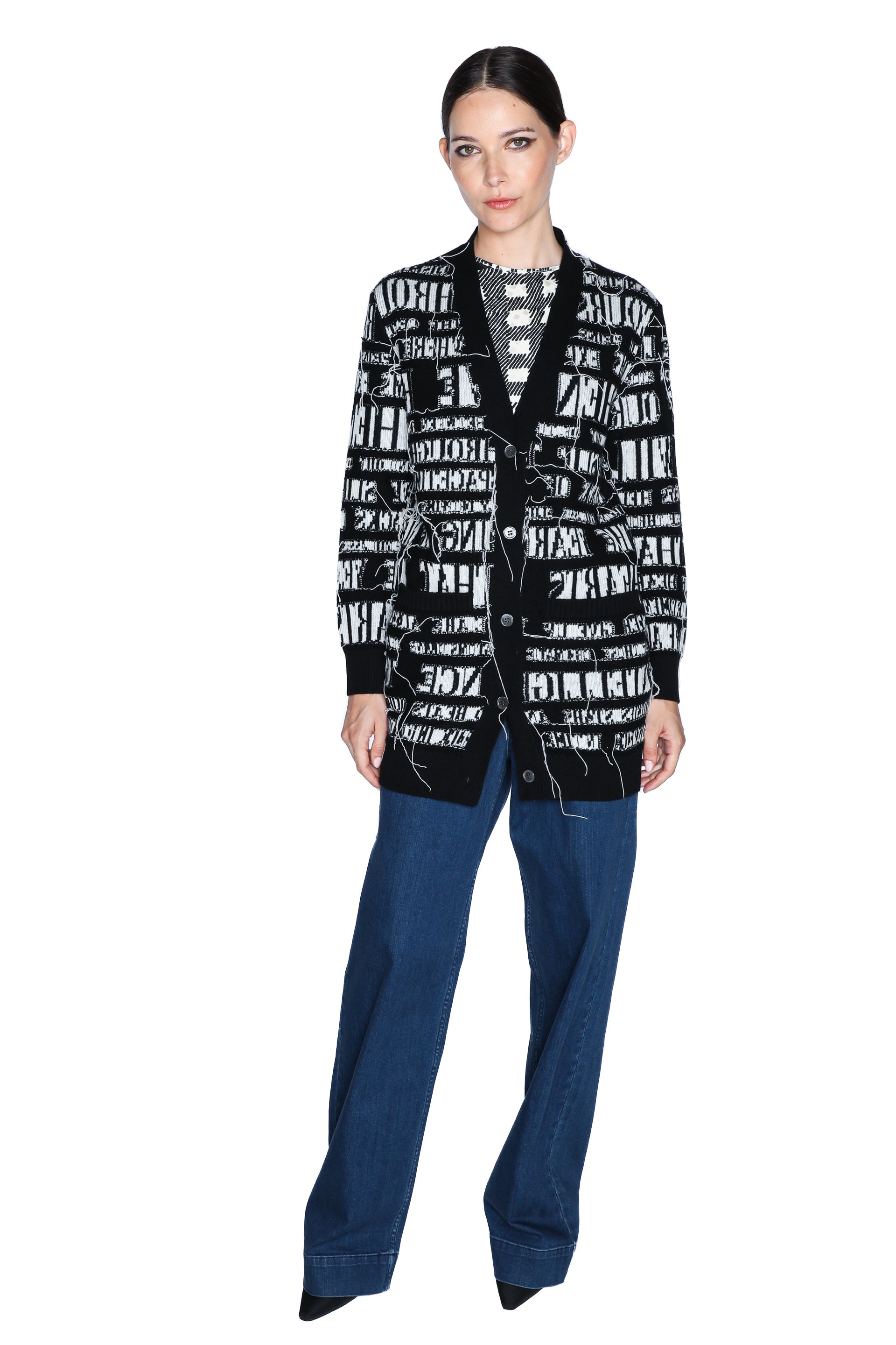 'REFLECTION' OVERSIZED CARDIGAN -  - Libertine