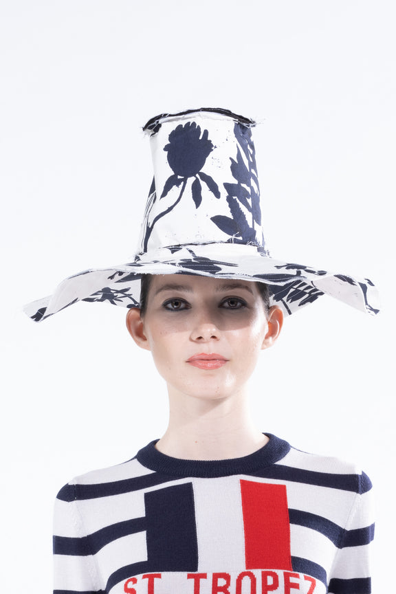 'CYANOTYPES' RIVER HAT -  - Libertine