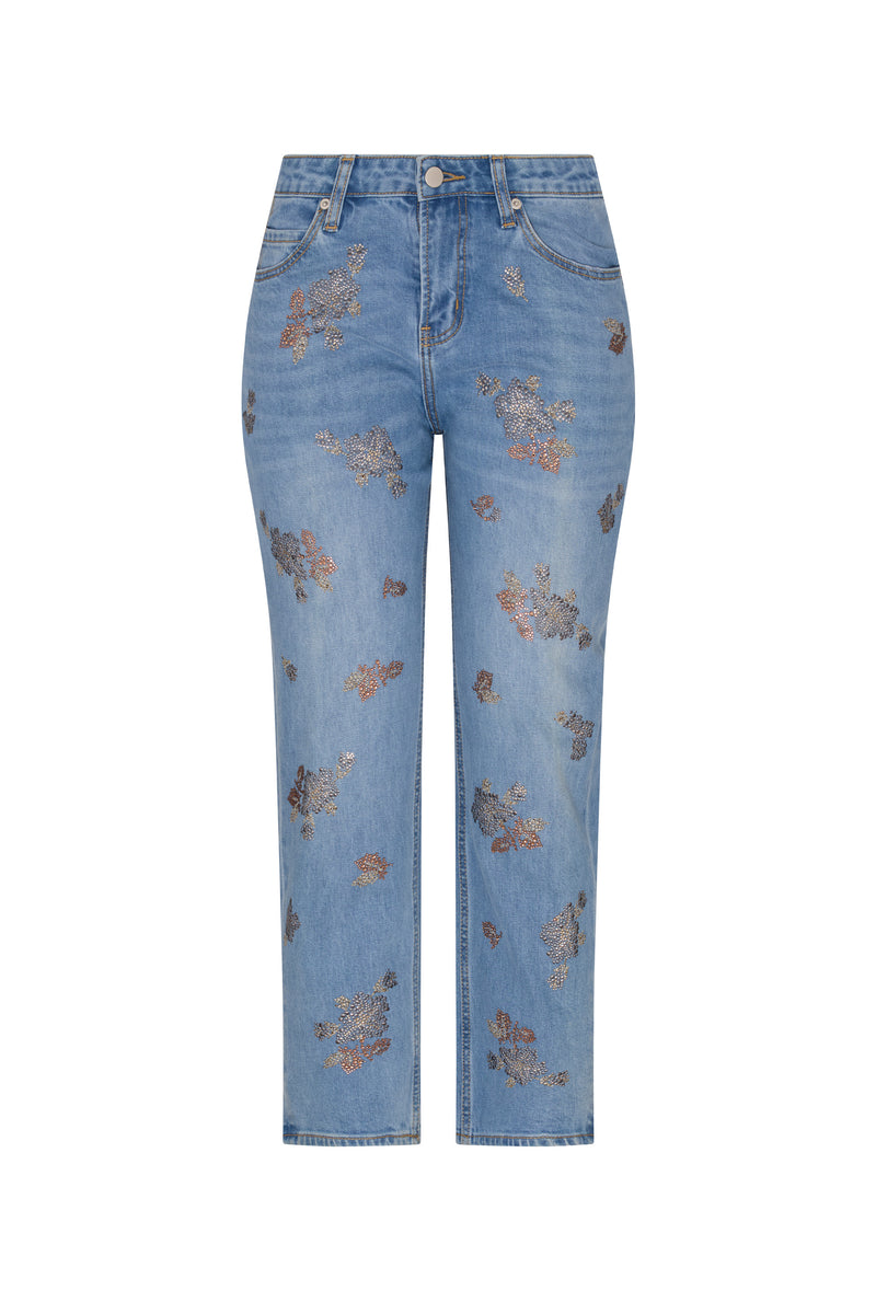 'PALAIS ROYAL' CRYSTAL BOYFRIEND JEAN - - Libertine