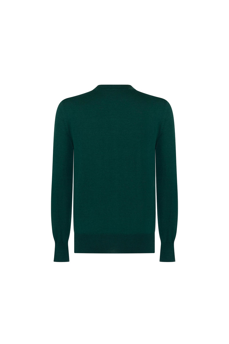 'OIL SLICK' FOREST GREEN CARDIGAN - CARDIGANS - Libertine