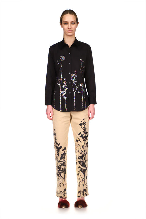 CRYSTAL 'FENNEL GARDEN' NEW CLASSIC SHIRT - Women's Tops - Libertine