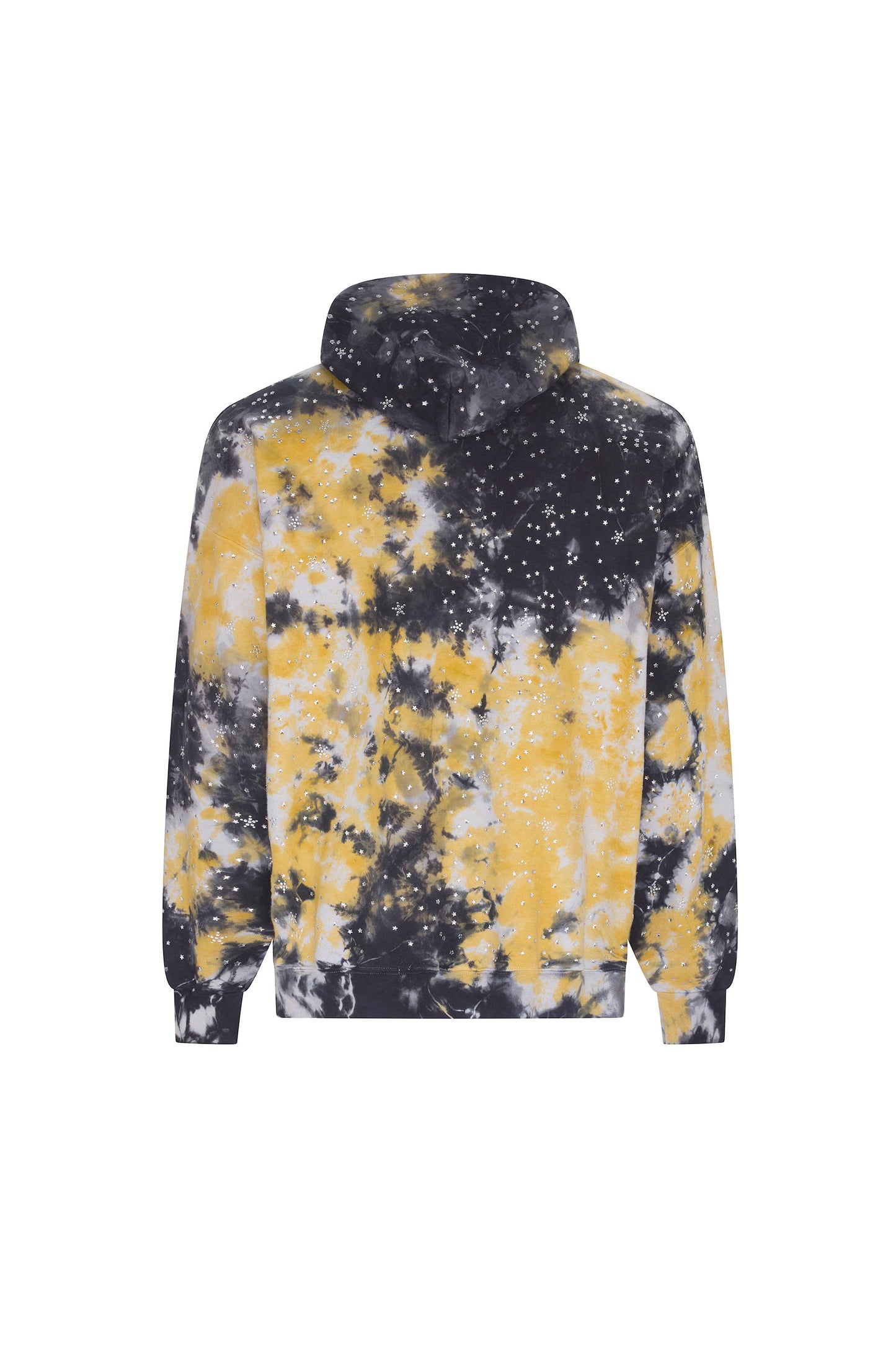 CRYSTAL ‘LONGFELLOW'S LIGHT OF STARS' TIE DYE PULLOVER HOODIE SWEATSHIRT - SWEATSHIRTS - Libertine