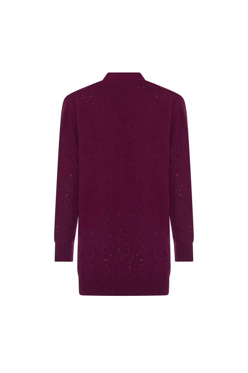 'HEAVY STARDUST' OVERSIZED SYRAH CARDIGAN - CARDIGANS - Libertine