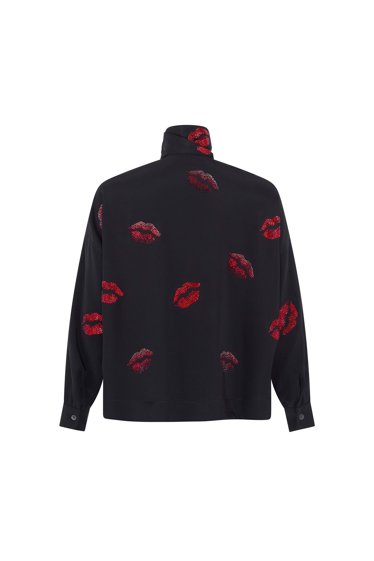 'BISOU' CRYSTAL TIE BLOUSE - TOPS - Libertine