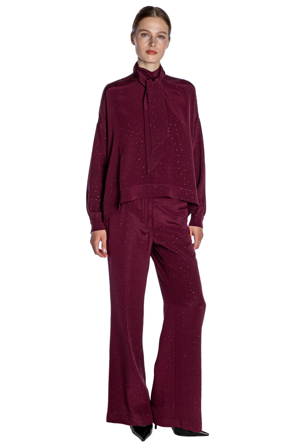 'STARDUST' SYRAH TIE BLOUSE - TOPS - Libertine