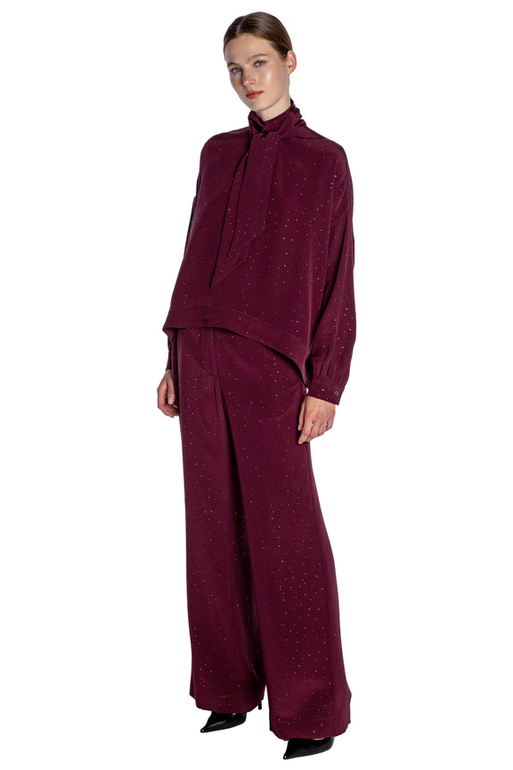 'STARDUST' SYRAH TIE BLOUSE - TOPS - Libertine