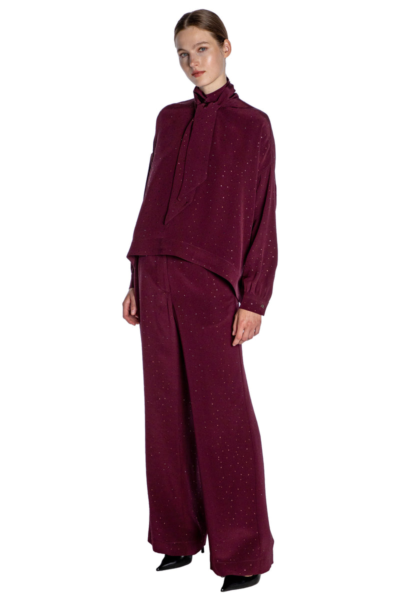 'STARDUST' SYRAH TIE BLOUSE - TOPS - Libertine
