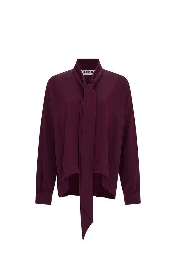 'SYRAH' TIE BLOUSE - TOPS - Libertine - Main image