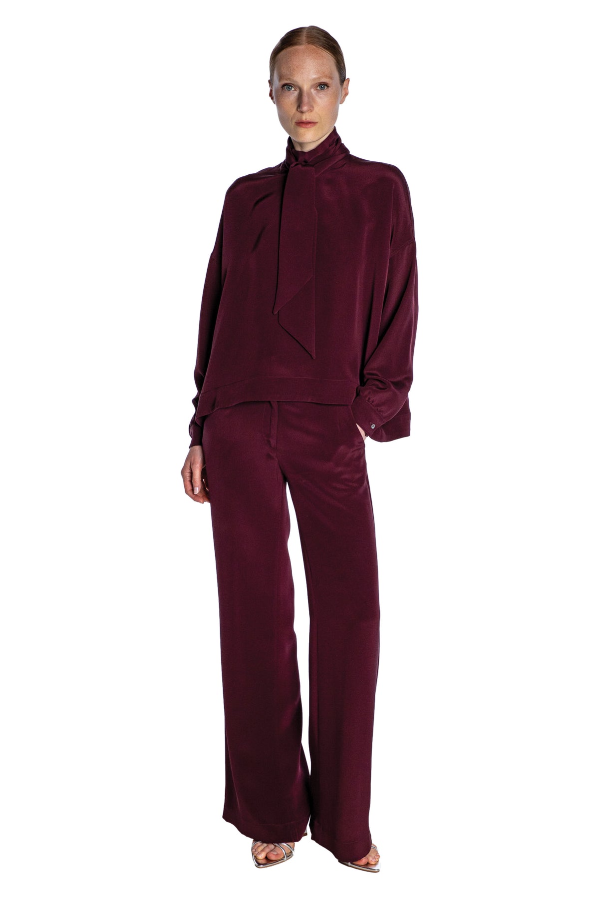 'SYRAH' TIE BLOUSE - TOPS - Libertine