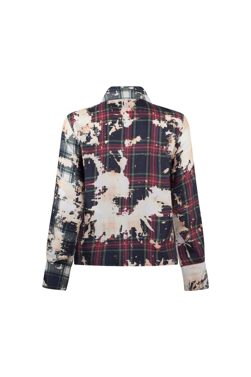 'ALL MODS CON' TUCK SLEEVE BUTTON FRONT SHIRT - SHIRTS - Libertine