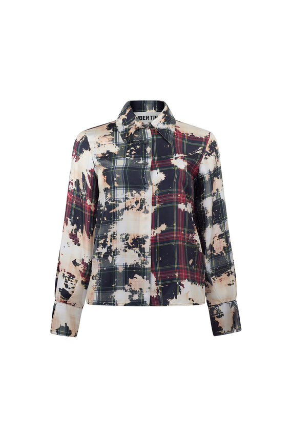 'ALL MODS CON' TUCK SLEEVE BUTTON FRONT SHIRT - SHIRTS - Libertine - Main image
