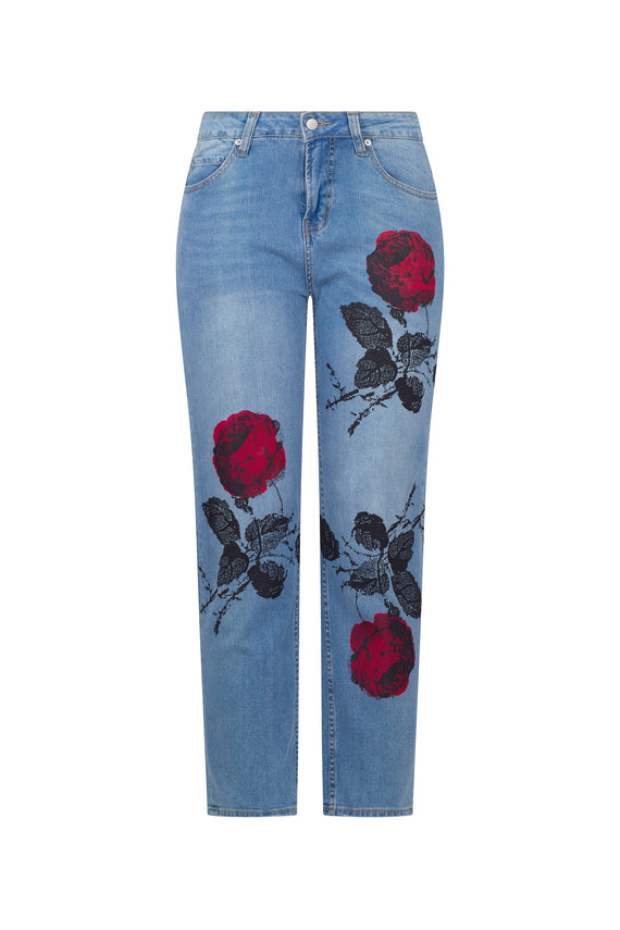 'STONE ROSES' BOYFRIEND JEAN - DENIM - Libertine - Main image