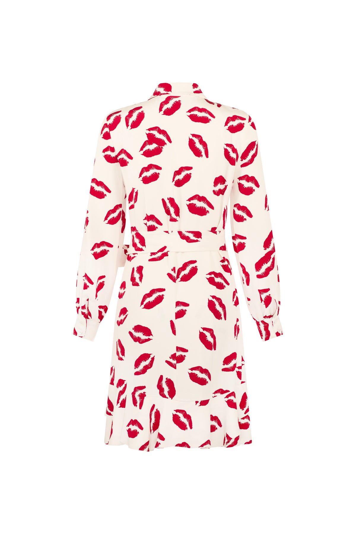 'BISOU' PRINT BELTED KATE DRESS - PANTS - Libertine