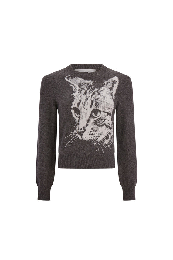 'CAT PEOPLE' SHRUNKEN PULLOVER - - Libertine - Main image
