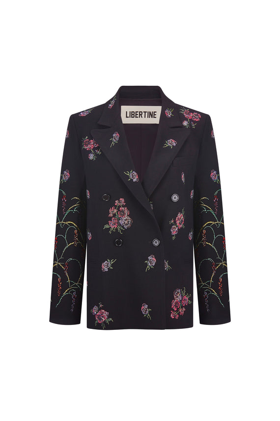 'PANSIES' DOUBLE BREASTED JACKET - - Libertine - Main image