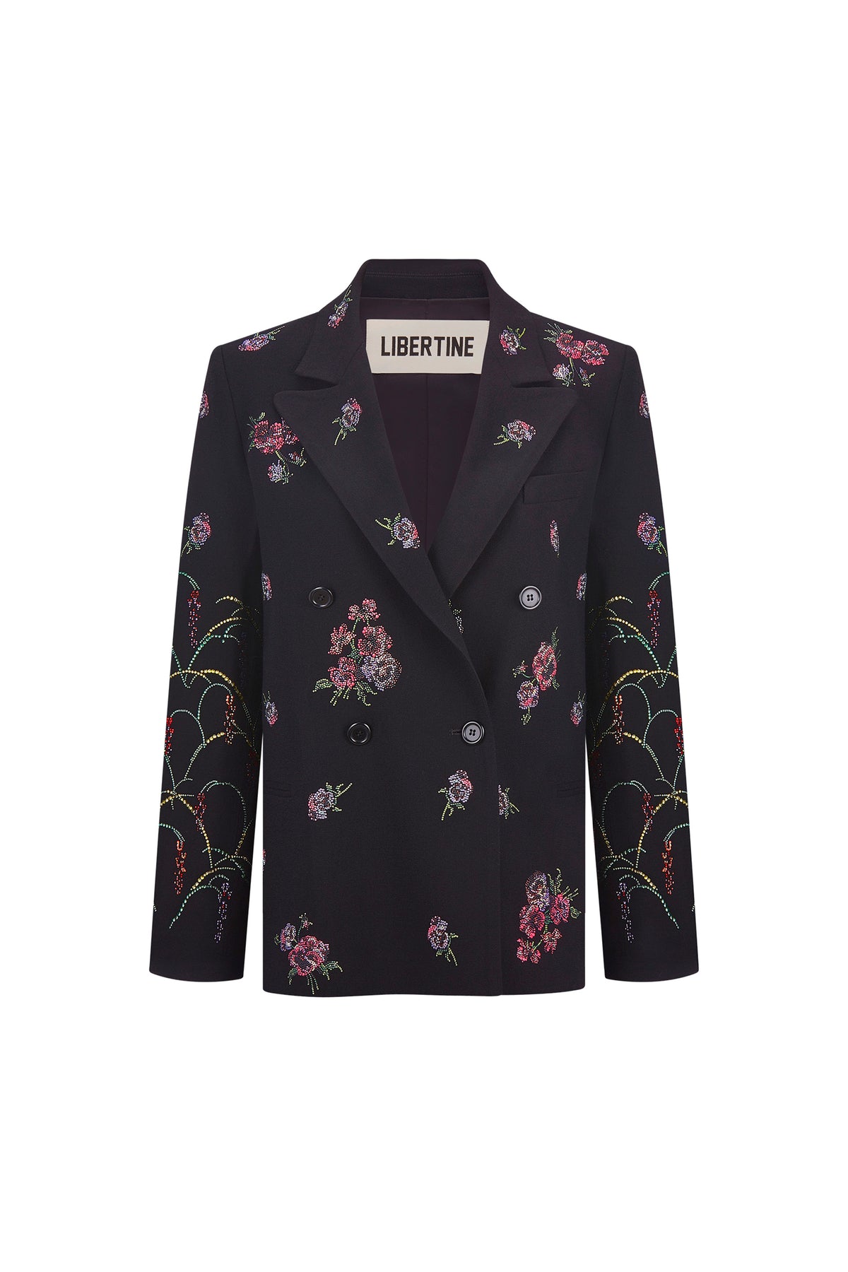 'PANSIES' DOUBLE BREASTED JACKET - - Libertine