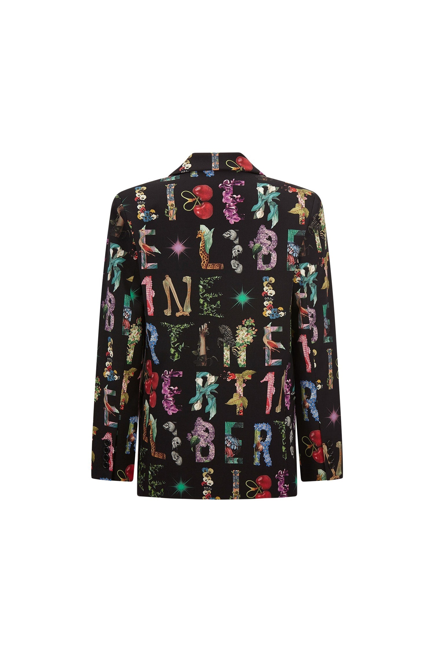 'DECO LETTERS' DOUBLE BREASTED JACKET -  - Libertine