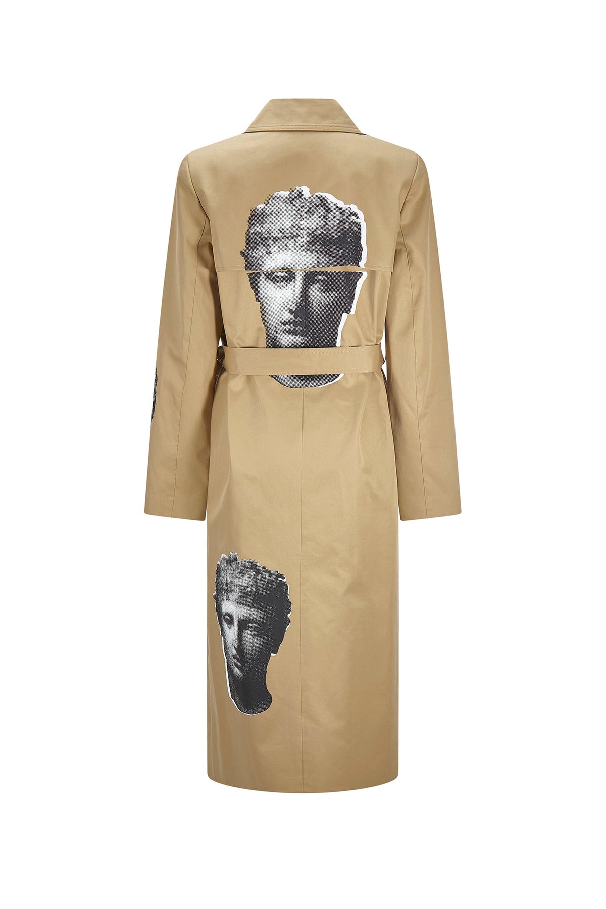 'CUPID AND PSYCHE' LONG LEAN TRENCH - - Libertine