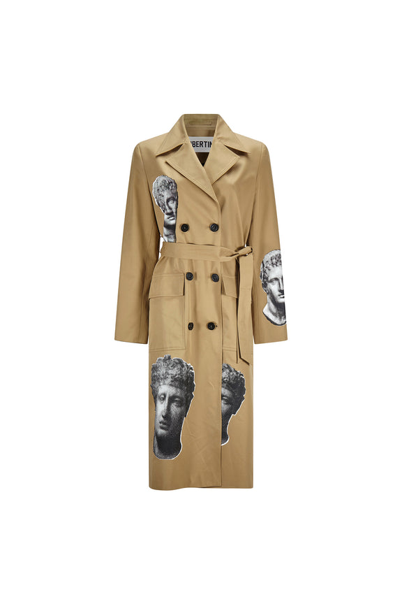 'CUPID AND PSYCHE' LONG LEAN TRENCH -  - Libertine