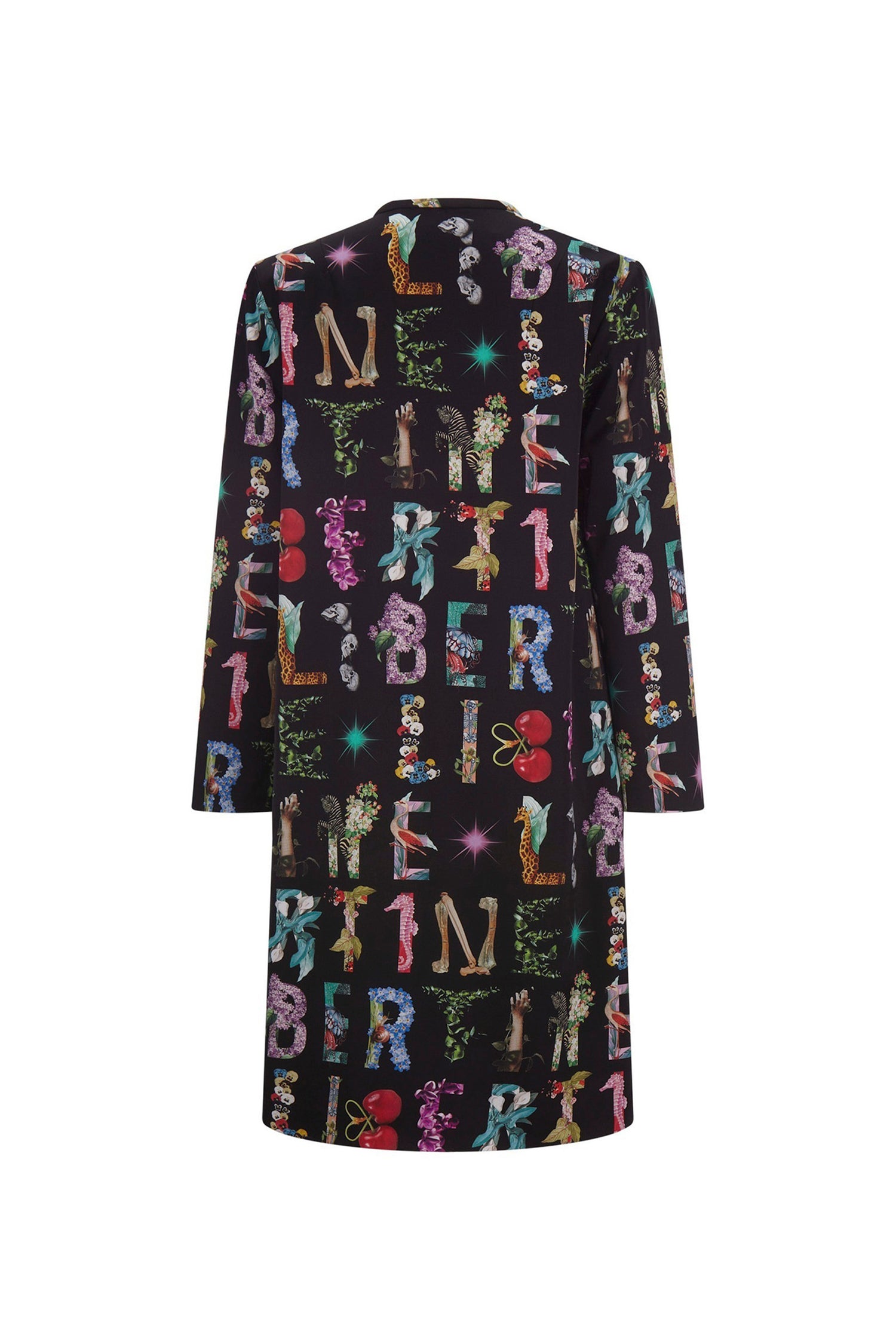'DECO LETTERS' L/S DUSTER - - Libertine