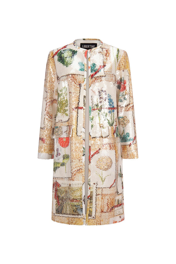 SEQUIN 'COLEFAX' L/S DUSTER - - Libertine - Main image