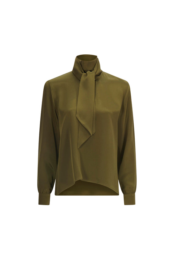 'CALIFORNIA SAGE' SLIM KEITH TIE BLOUSE - - Libertine - Main image