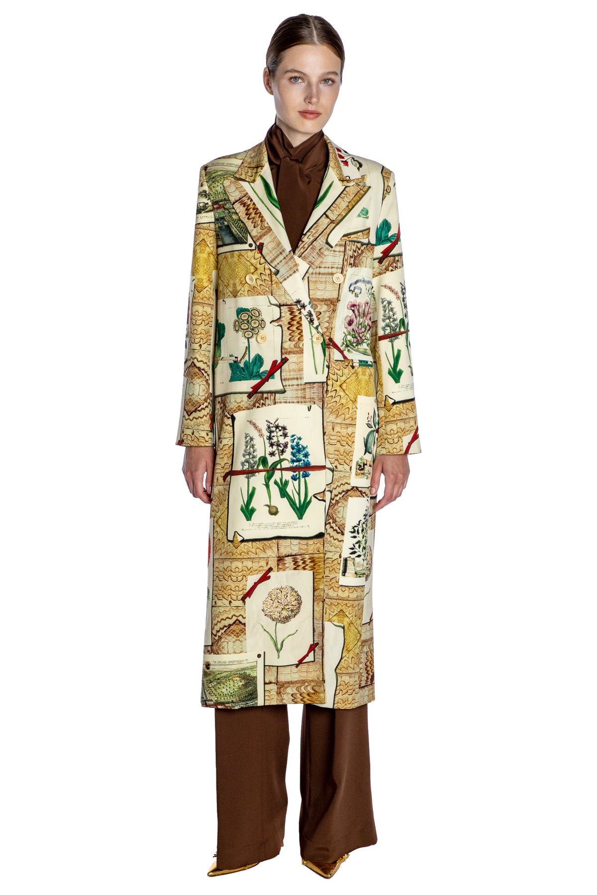 'COLEFAX' MIDI LENGTH DOUBLE BREASTED COAT - COATS - Libertine