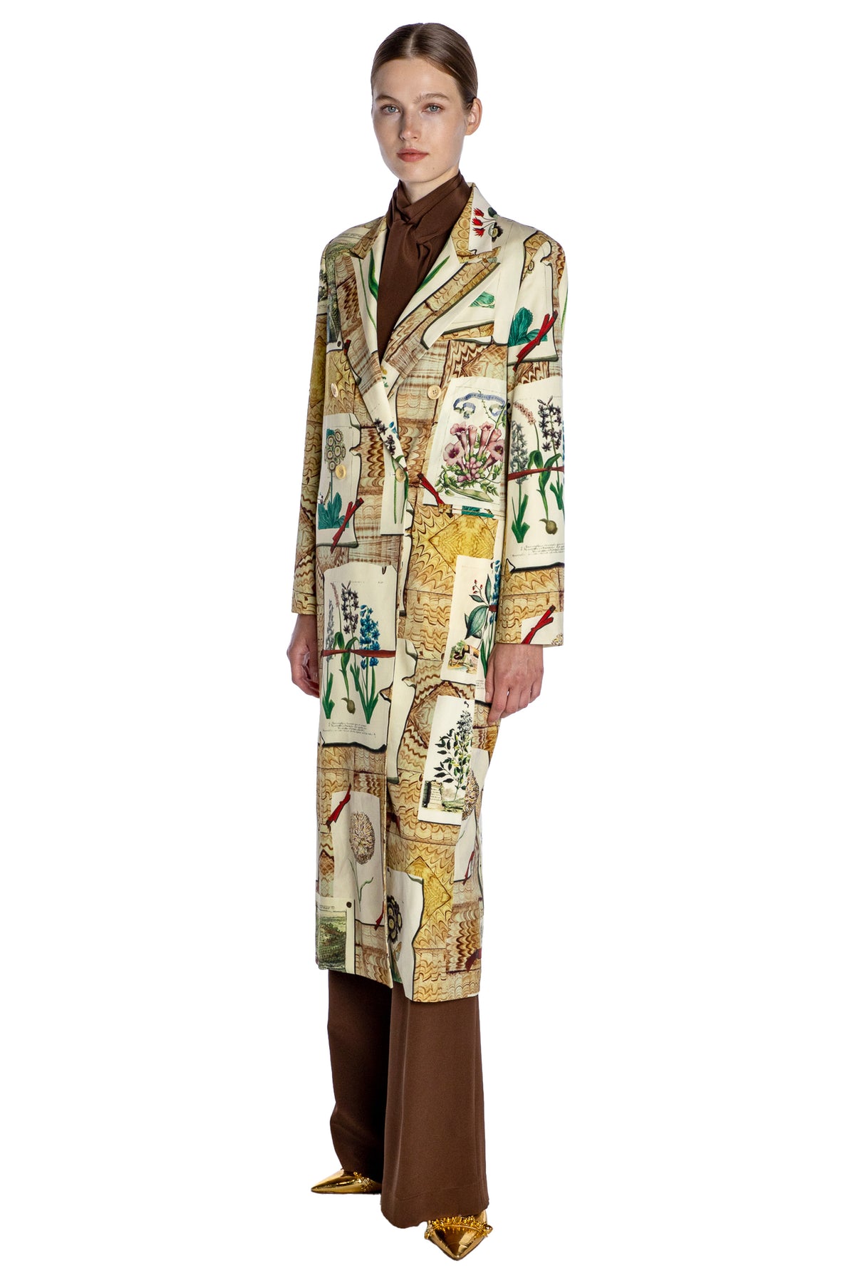 'COLEFAX' MIDI LENGTH DOUBLE BREASTED COAT - COATS - Libertine