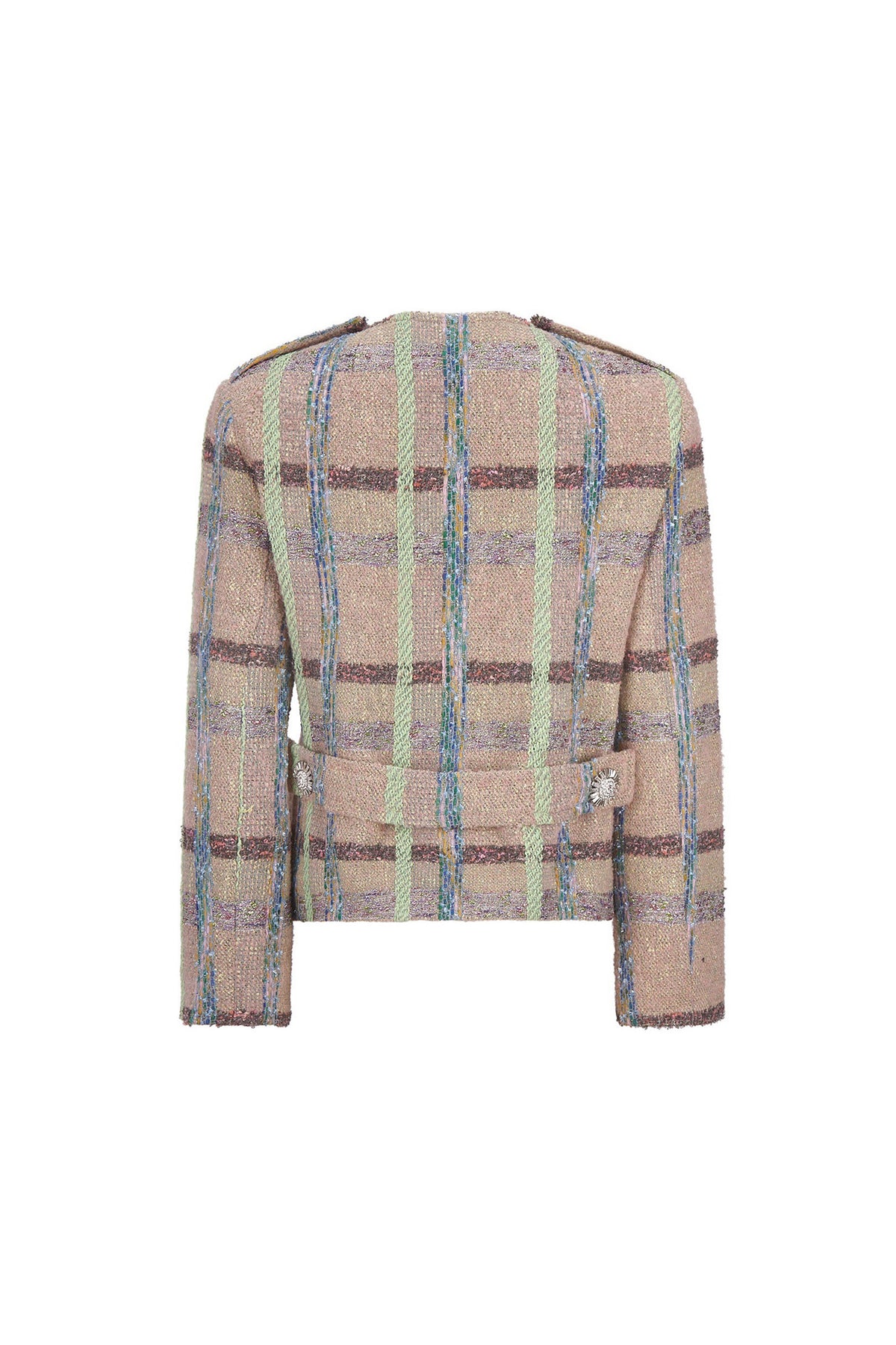 'FAWN' BOUCLE BOXY JACKET - - Libertine