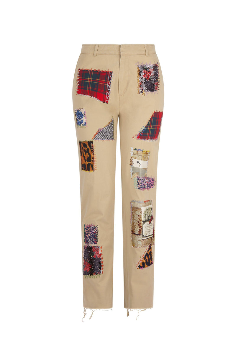 'PATCHWORK' WOMEN'S CHINOS - - Libertine
