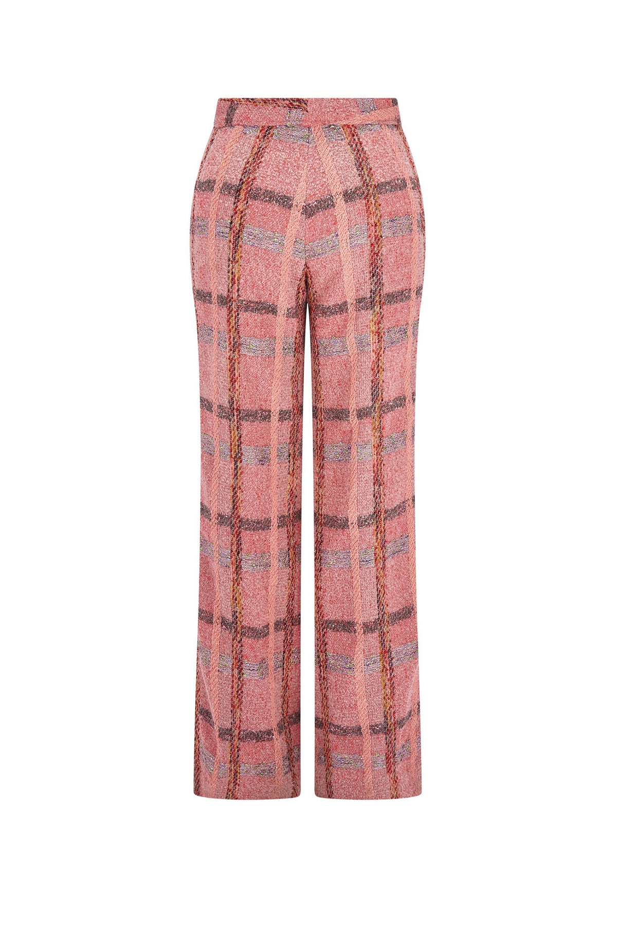 'PINK BOUCLE' NEW WIDE LEG PANTS - - Libertine