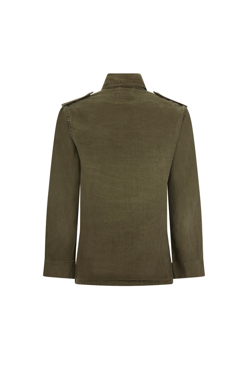 'PATCHWORK' VINTAGE FRENCH MILITARY JACKET - - Libertine